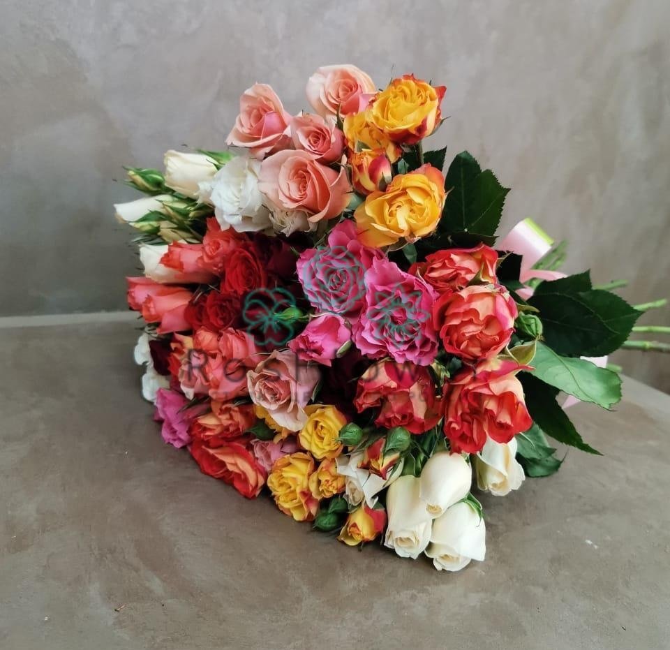 Букет цветов из: Розы в Переволоцкий