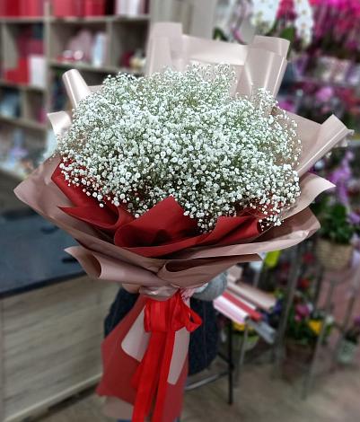 Букет цветов из: Гипсофила в Переволоцкий