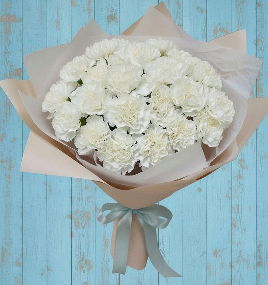 Букет цветов из: Гвоздики в Переволоцкий