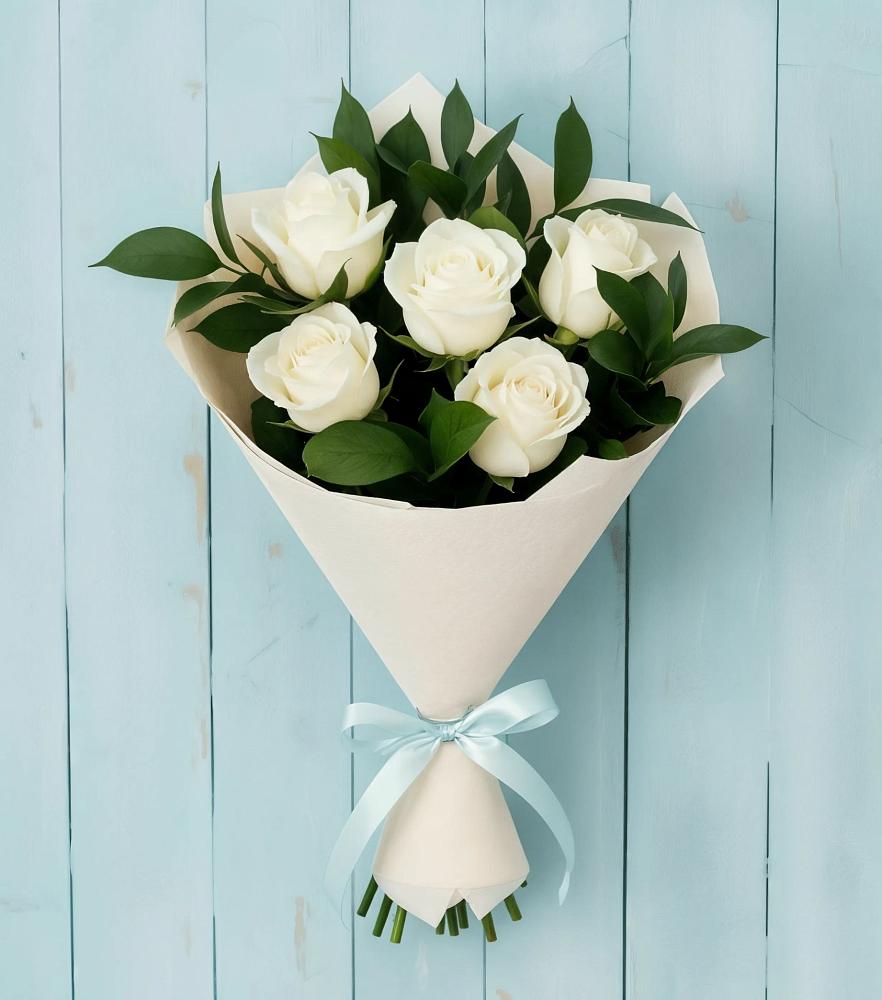 Букет цветов из: Розы в Переволоцкий