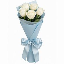 Букет 5 Белых роз Проуд #REPLACE_PRED# Переволоцкий