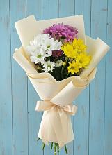 Букет цветов из:  Хризантемы в Переволоцкий