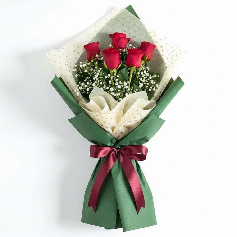 Букет цветов из: Розы в Переволоцкий