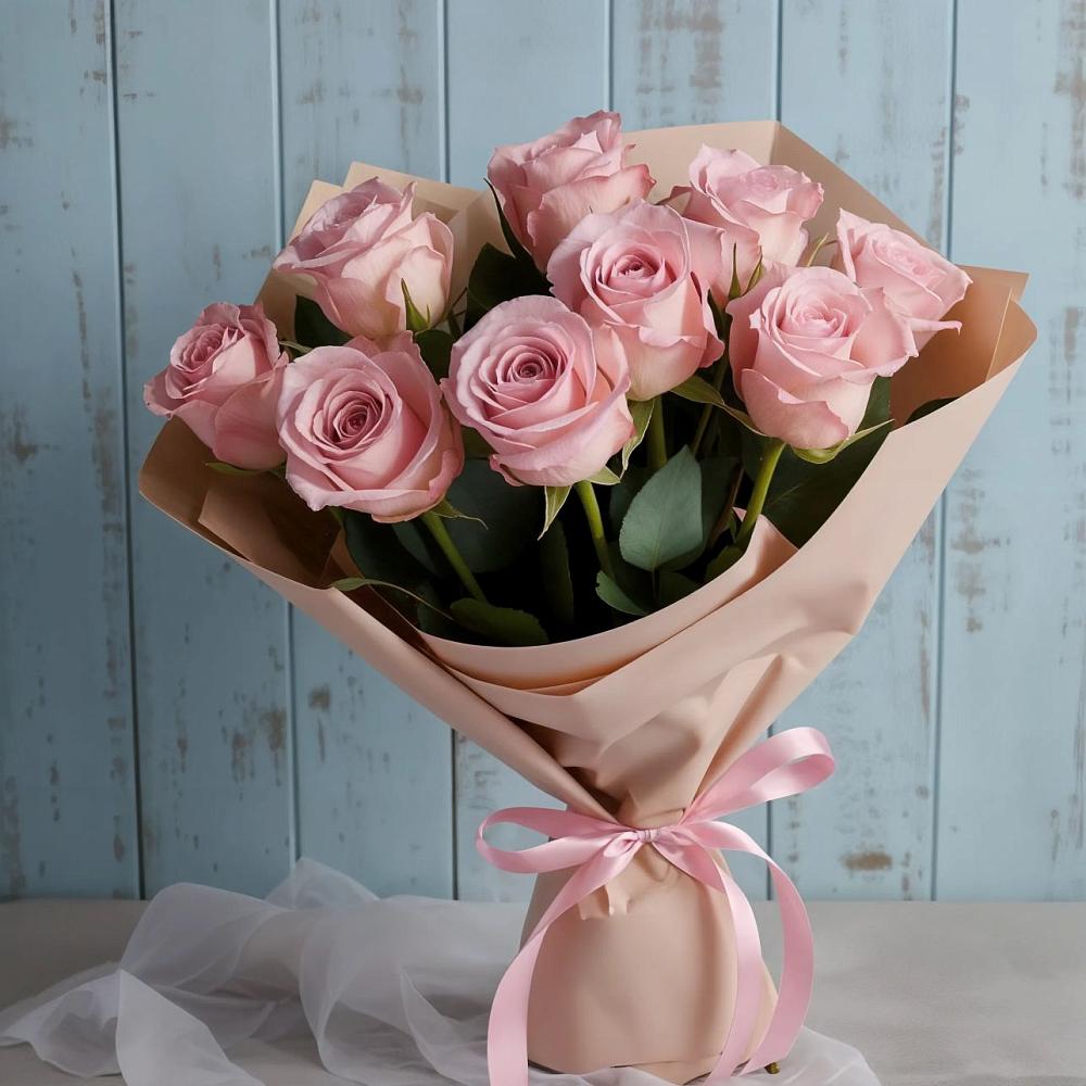 Букет цветов из: Розы в Переволоцкий