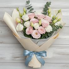 Букет цветов из:  Лизиантусы #REPLACE_PRED# Переволоцкий