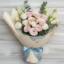 Букет цветов из:  Лизиантусы в Переволоцкий