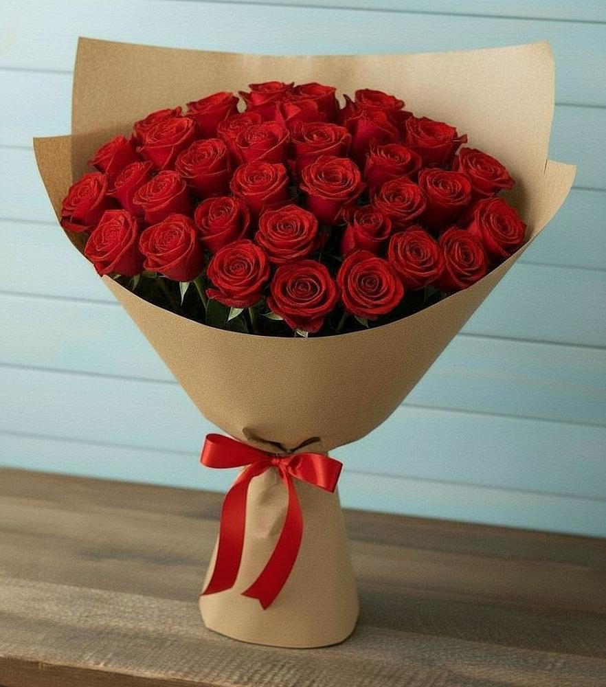 Букет Красные розы Милано в Переволоцкий