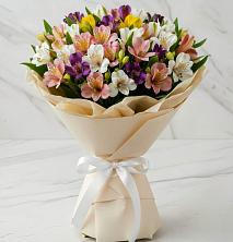 Букет цветов из:  Альстромерии в Переволоцкий