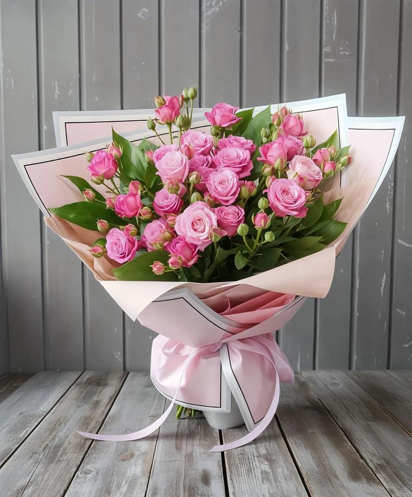 Букет Розовый кустик в Переволоцкий