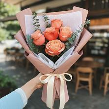 Букет цветов из:  Розы в Переволоцкий