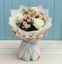 Букет цветов из:  Розы #REPLACE_PRED# Переволоцкий