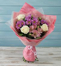 Букет цветов из:  Герберы в Переволоцкий