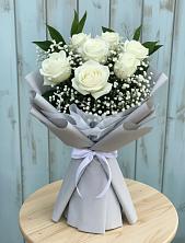 Букет цветов из:  Розы в Переволоцкий