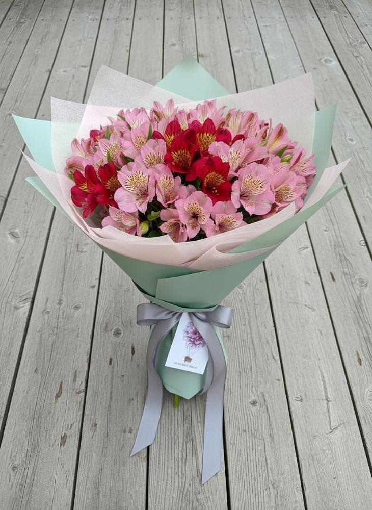 Букет цветов из: Альстромерии в Переволоцкий