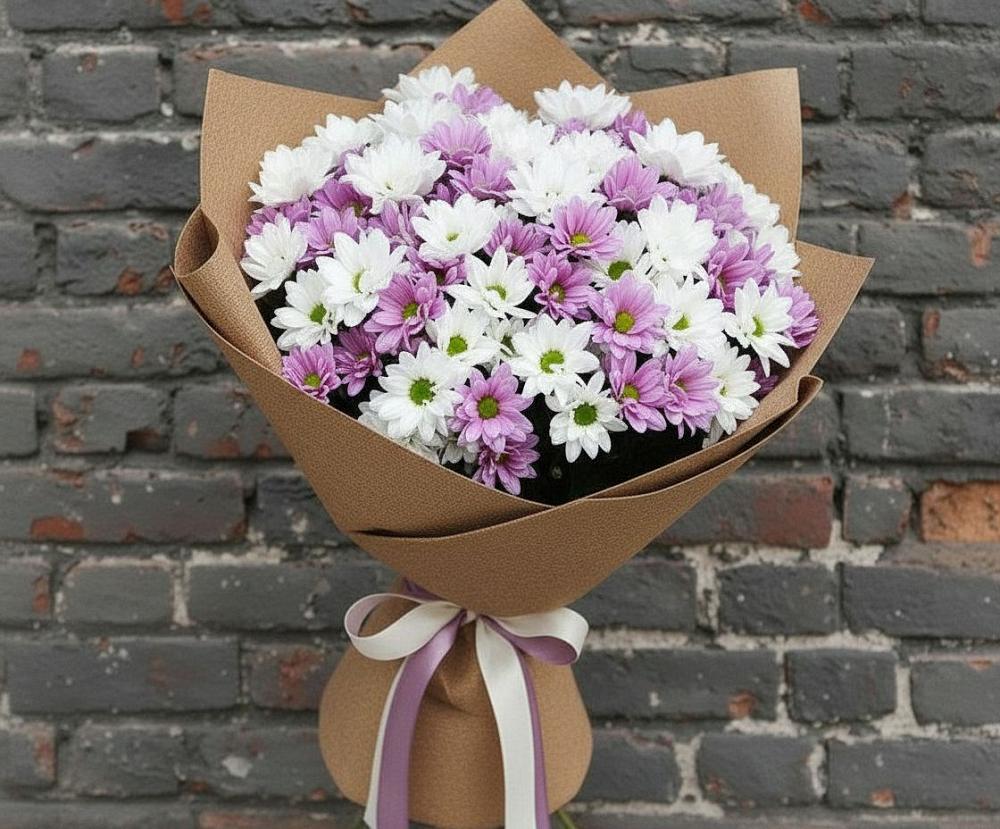 Букет цветов из: Хризантемы в Переволоцкий
