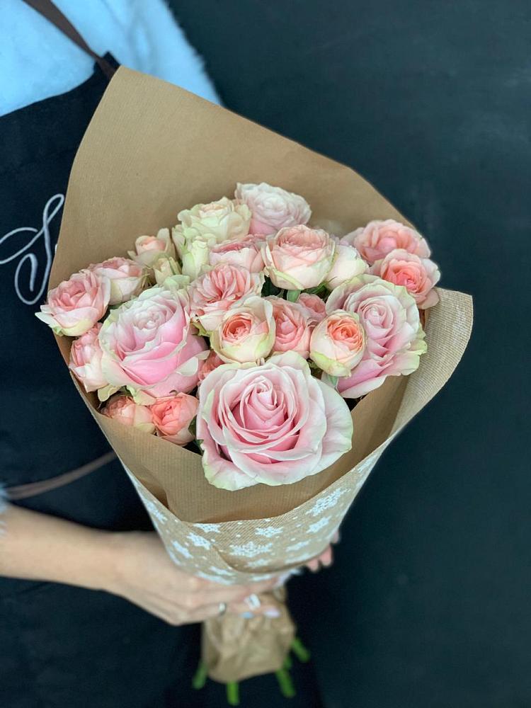 Букет цветов из: Хризантемы и Розы в Переволоцкий