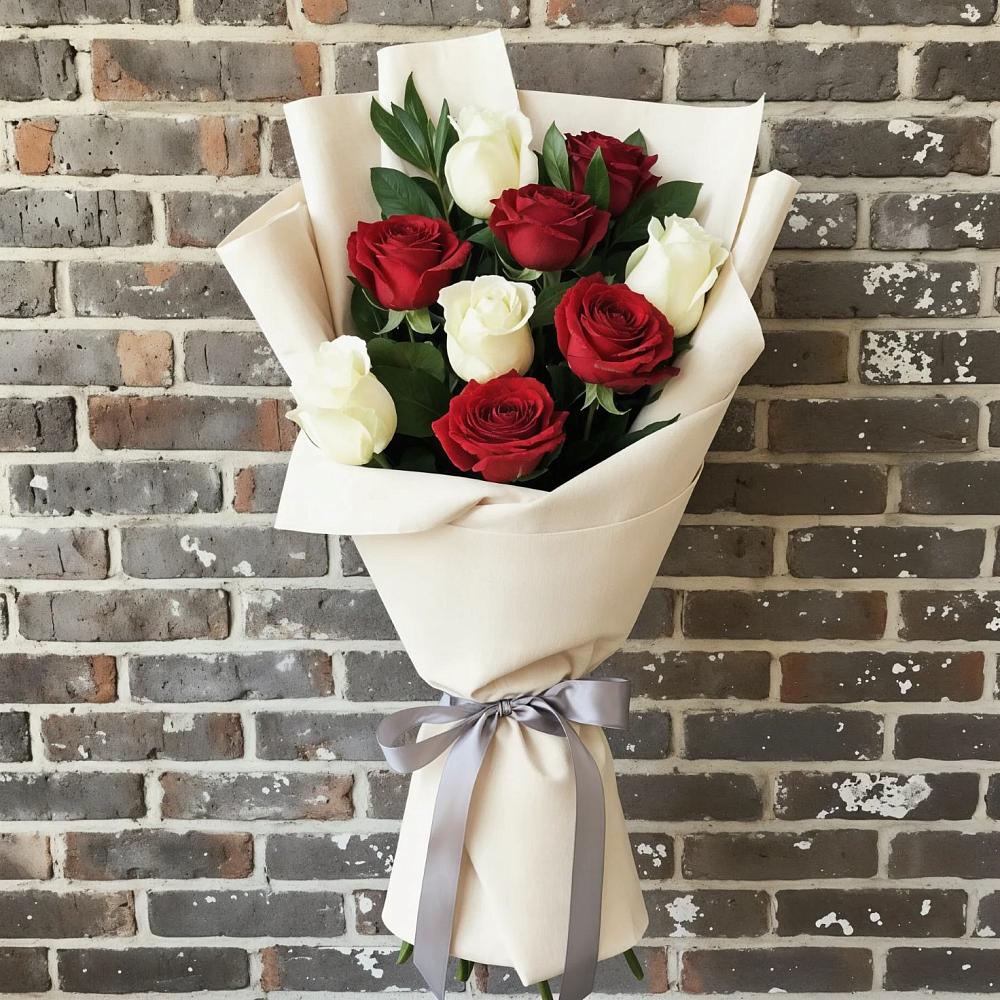 Букет цветов из: Розы в Переволоцкий