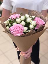 Букет цветов из:  Розы #REPLACE_PRED# Переволоцкий