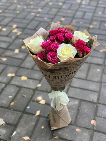 Букет цветов из: Розы в Переволоцкий