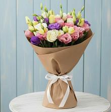 Букет цветов из:  Лизиантусы в Переволоцкий