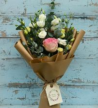Букет цветов из:  Розы и Лизиантусы #REPLACE_PRED# Переволоцкий