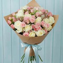 Букет цветов из:  Розы #REPLACE_PRED# Переволоцкий